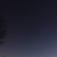 公園からの夜空