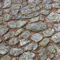 石畳のアップ