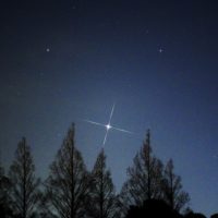 クロスフィルターを使った星景撮影