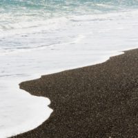 波打ち際（寄り）